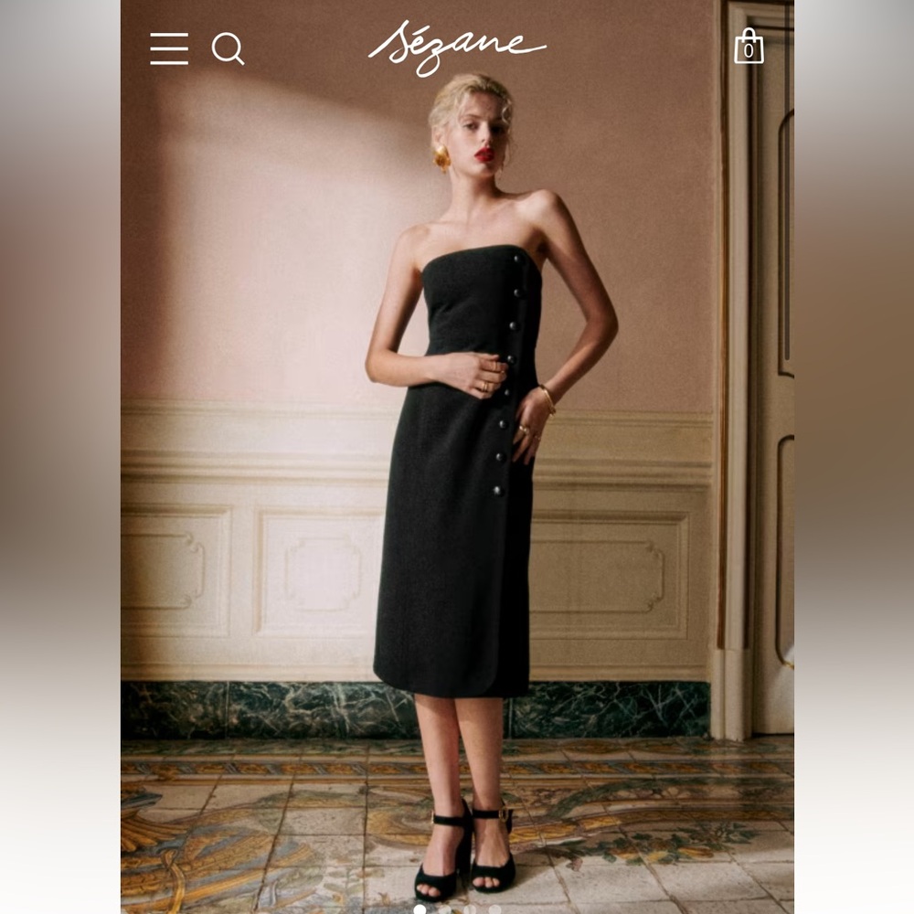 Sezane Chiarella Midi Dress